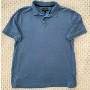 Blue Banana Republic polka dot polo shirt